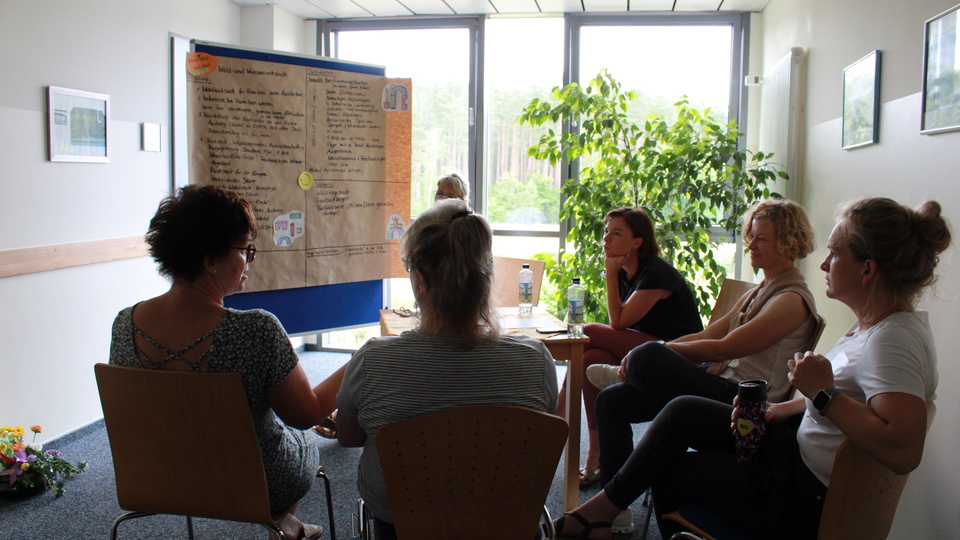 Eindrücke des Workshops zur familiären Anregungsqualität © Gesundheit Berlin-Brandenburg e.V. 