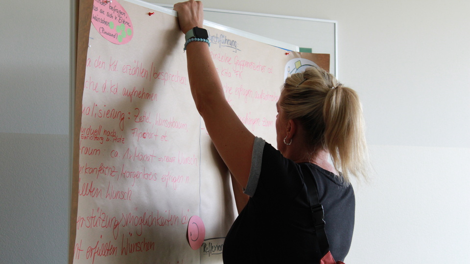 Eindrücke des Workshops zur familiären Anregungsqualität © Gesundheit Berlin-Brandenburg e.V. 