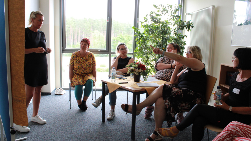 Eindrücke des Workshops zur familiären Anregungsqualität © Gesundheit Berlin-Brandenburg e.V. 